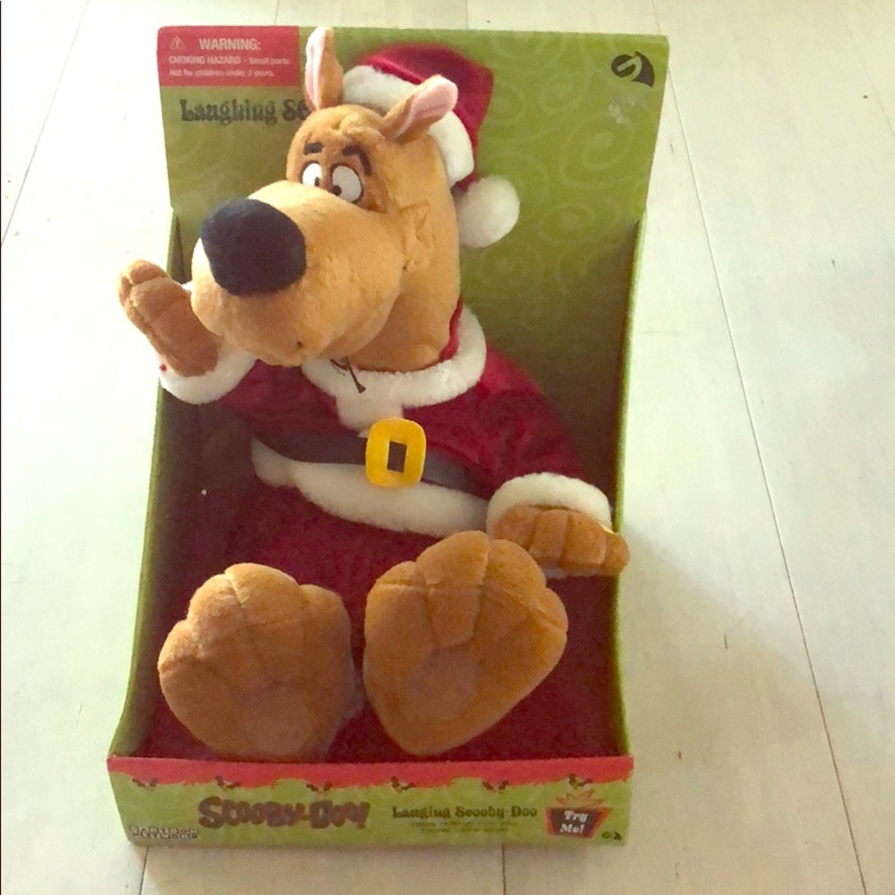 Scooby Doo Christmas Laughing Scooby-Doo NWT